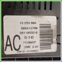 Display Indicatore Multifunzionale OPEL ASTRA A04 1.6 16V 13373981 2004 2011 JOHNSON CONTROLS 28118032-6