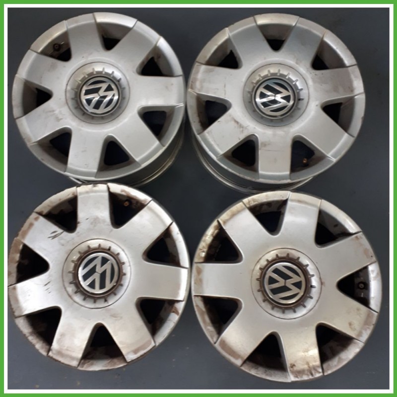 Cerchi in Lega VOLKSWAGEN GOLF (1J) (dal 09/1997 al 03/2006) 14 pollici 14" 6.0J 5x100 ET 43 4pz originali usati