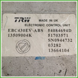 Centralina ABS Modulo Pompa TRW EBC430EV 71740272 LANCIA YPSILON TE Originale Usato