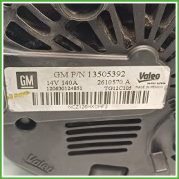 Alternatore VALEO TG12C105 CHEVROLET (DAEWOO) AVEO T300 13512755
