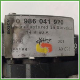 Alternatore BOSCH 0986041920 VOLKSWAGEN POLO 9N 038903018C