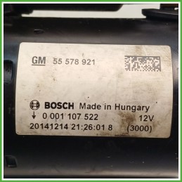 Motorino Avviamento BOSCH 0001107522 OPEL ASTRA P10 25196021