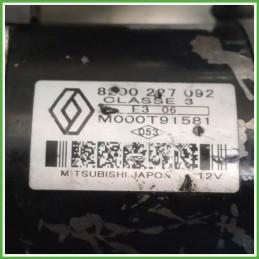 Motorino Avviamento MITSUBISHI M000T91581 RENAULT CLIO 2a Serie 8200584685