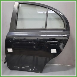 Porta Portiera Sportello Posteriore Sinistra SX NERO NISSAN MICRA K13K Berlina 2010 2015 Originale Usato
