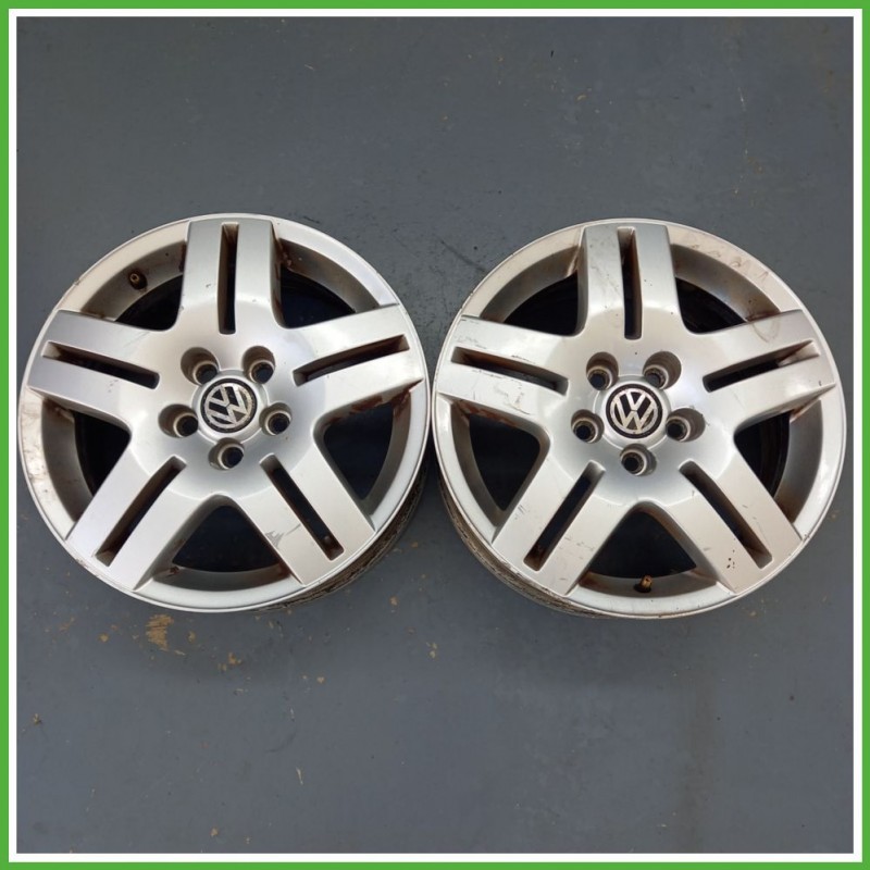 Cerchio Singolo in Lega VOLKSWAGEN GOLF (1K) (dal 10/2003 al 12/2009) 15 pollici 15" 6.0J 5x112 ET 38 originale usato al pz