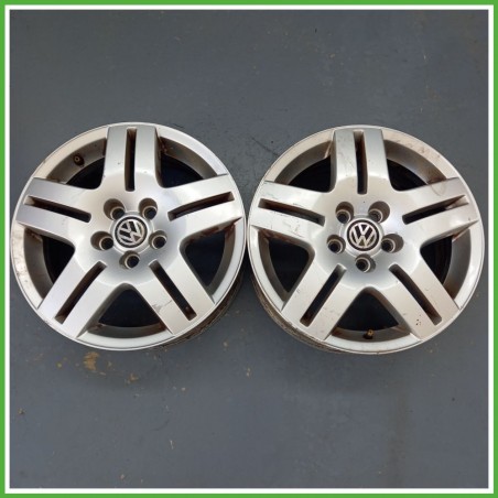 Cerchio Singolo in Lega VOLKSWAGEN GOLF (1K) (dal 10/2003 al 12/2009) 15 pollici 15" 6.0J 5x112 ET 38 originale usato al pz