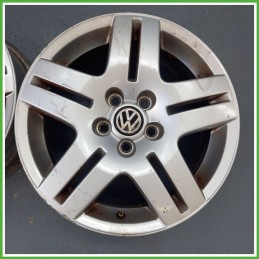 Cerchio Singolo in Lega VOLKSWAGEN GOLF (1K) (dal 10/2003 al 12/2009) 15 pollici 15" 6.0J 5x112 ET 38 originale usato al pz