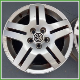 Cerchio Singolo in Lega VOLKSWAGEN GOLF (1K) (dal 10/2003 al 12/2009) 15 pollici 15" 6.0J 5x112 ET 38 originale usato al pz