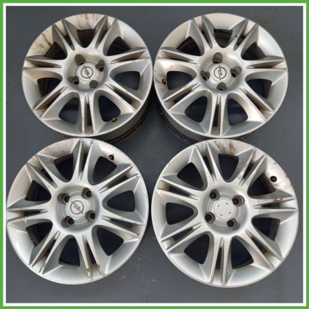 Cerchi in Lega OPEL CORSA (S07) (dal 07/2006 al 02/2011) 16 pollici 16" 6.0J 4x100 ET 40 4pz originali usati