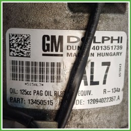 Compressore Clima AC Aria Condizionata DELPHI 515AL7 OPEL ASTRA P10 13385464
