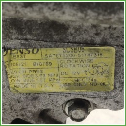 Compressore Clima AC Aria Condizionata DENSO SCSB06 FIAT IDEA 4D 71797201