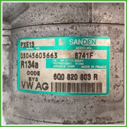 Compressore Clima AC Aria Condizionata SANDEN PXE13 SEAT IBIZA 6L 6Q0820808FX