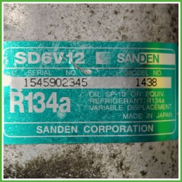 Compressore Clima AC Aria Condizionata SANDEN SD6V12 PEUGEOT 307 9800822280