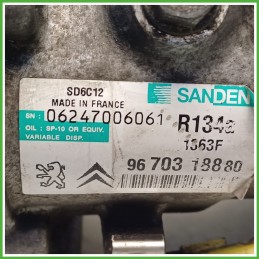 Compressore Clima AC Aria Condizionata SANDEN SD6C12 CITROEN DS3 9822826880