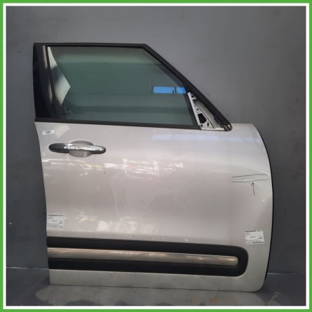 Porta Portiera Sportello Anteriore Destra DX GRIGIO CHIARO VR 612 A FIAT 500L LIVING 73 Monovolume 2013 2015 Originale Usato