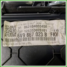 Rivestimento Porta Posteriore Sinistro SX SKODA FABIA NJ 1.0 Twin Spark 6V0867211 2018 2021