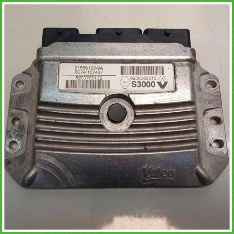 Centralina Motore Iniezione ECU VALEO 21586163-9A RENAULT MEGANE 2a Serie 1.6 16V 82kw 8200785132 2006 2009