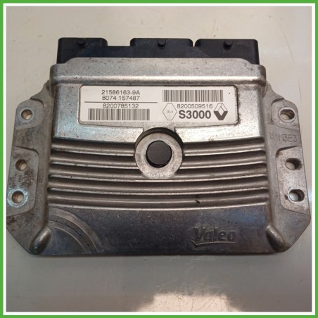 Centralina Motore Iniezione ECU VALEO 21586163-9A RENAULT MEGANE 2a Serie 1.6 16V 82kw 8200785132 2006 2009