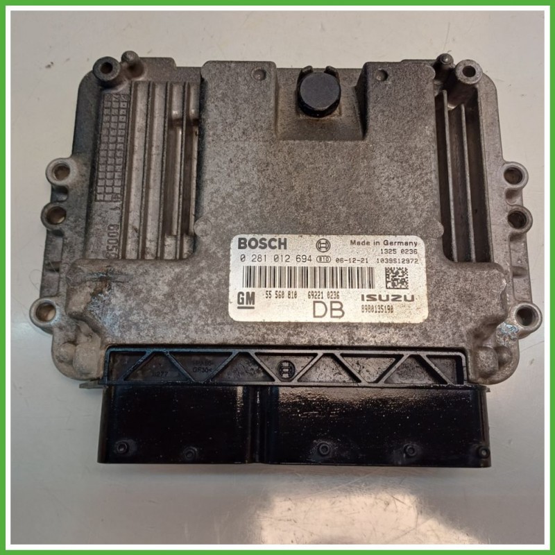 Centralina Motore Iniezione ECU BOSCH 0281012694 OPEL ASTRA A04 1.7 16V 74kw 12992629 2004 2011