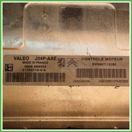 Centralina Motore Iniezione ECU VALEO 215866716-0A PEUGEOT 206 Plus 1.1 44kw 1943PG 2009