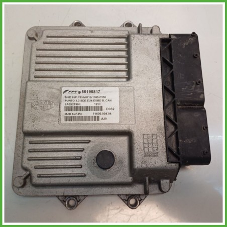 Centralina Motore Iniezione ECU MAGNETI MARELLI MJD6JF.P3 FIAT PUNTO CLASSIC 2U 1.3 MJT 51kw 55195817 2007 2011