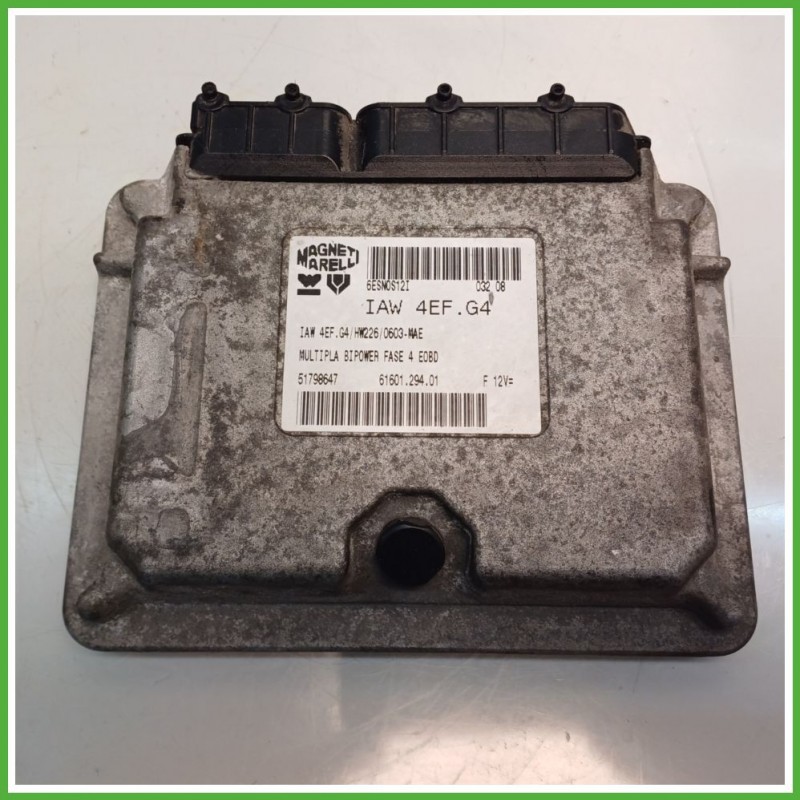 Centralina Motore Iniezione ECU MAGNETI MARELLI IAW4EF.G4 FIAT MULTIPLA 1F 1.6 16V 76kw 51779339 2004 2012