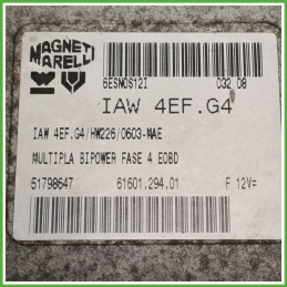Centralina Motore Iniezione ECU MAGNETI MARELLI IAW4EF.G4 FIAT MULTIPLA 1F 1.6 16V 76kw 51779339 2004 2012