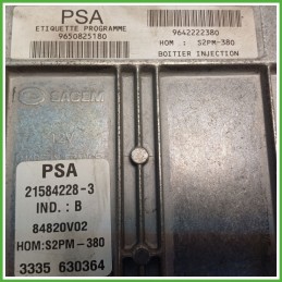 Centralina Motore Iniezione ECU SAGEM 21584228-3 CITROEN C3 1a Serie 1.4 54kw 1939GL 2002 2005