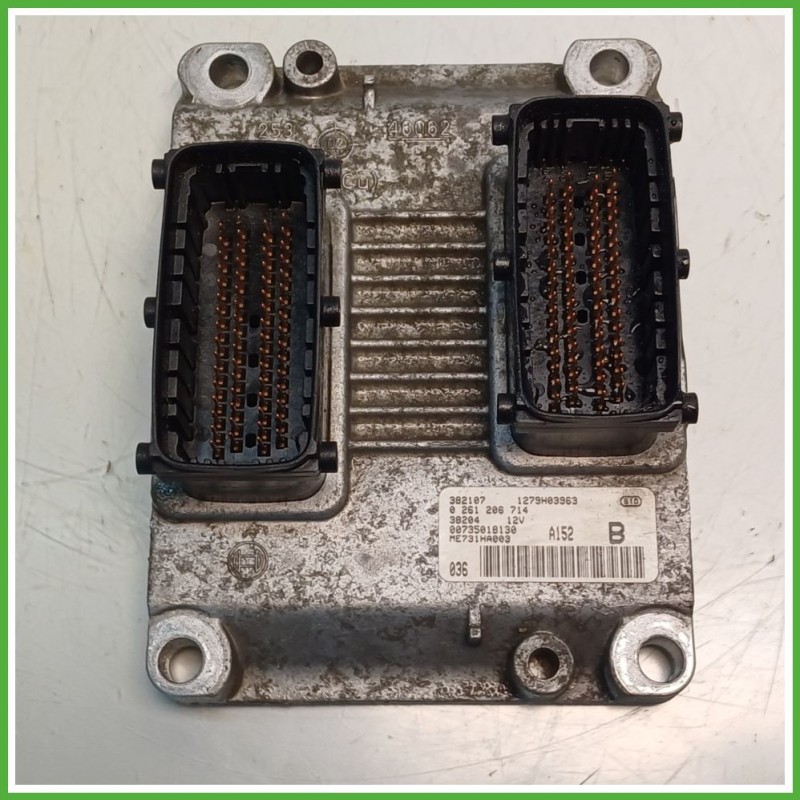 Centralina Motore Iniezione ECU BOSCH 0261206714 ALFA ROMEO 147 W8 1.6 16V Twin Spark 77kw 73501813 2000 2006