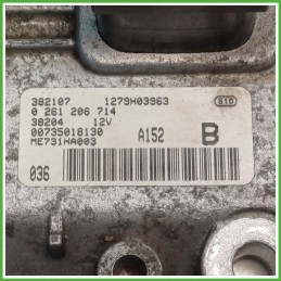 Centralina Motore Iniezione ECU BOSCH 0261206714 ALFA ROMEO 147 W8 1.6 16V Twin Spark 77kw 73501813 2000 2006