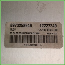 Centralina Motore Iniezione ECU DELPHI 8973258946 OPEL MERIVA X03 1.7 16V 55kw 98293158 2003 2010