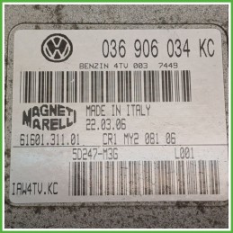 Centralina Motore Iniezione ECU MAGNETI MARELLI IAW4TV.KC SEAT IBIZA 6L 1.4 16V 55kw 036906034KC 2001 2009