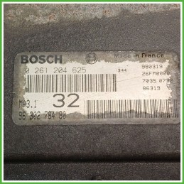 Centralina Motore Iniezione ECU BOSCH 0261204625 PEUGEOT 106 37kw 1929Q0 1996 2004
