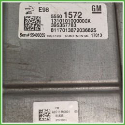 Centralina Motore Iniezione ECU CONTINENTAL A2C11390801 OPEL MOKKA X 1.6 100kw 12721352 2016