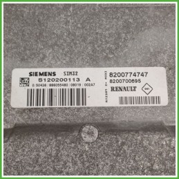 Centralina Motore Iniezione ECU SIEMENS S120200113A RENAULT TWINGO 2a Serie 1.2 43kw 8200774747 2007 2012