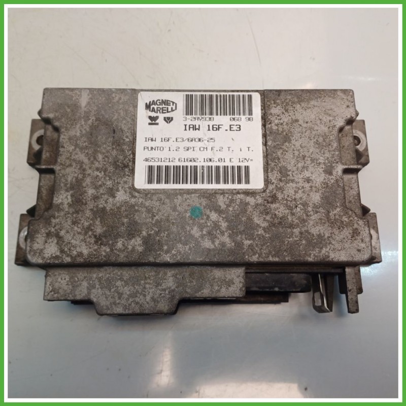 Centralina Motore Iniezione ECU MAGNETI MARELLI IAW16F.E3 FIAT PUNTO 1a Serie 44kw 46531212 1993 1999