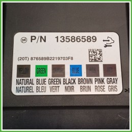 Centralina BCM Control Module CHEVROLET (DAEWOO) AVEO T300 1.3 13586589 2011