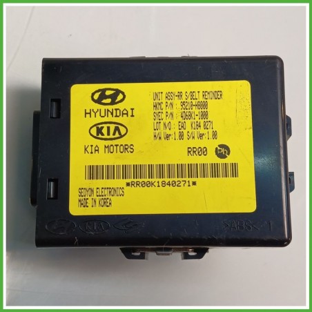 Centralina Promemoria Cinture Sicurezza HYUNDAI 4D68K1-1000 KIA STONIC 95210-H8000 2017 2020