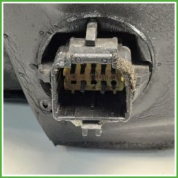 Specchio Specchietto Retrovisore Sinistro SX NERO NV676 RENAULT MEGANE 2a Serie 2002 2006 SCHEFENACKER Originale Usato