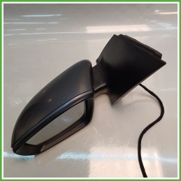 Specchio Specchietto Retrovisore Sinistro SX GRIGIO SCURO U5 D7R VOLKSWAGEN POLO 6R 2009 2012 FICOSA FICOMIRRORS Usato