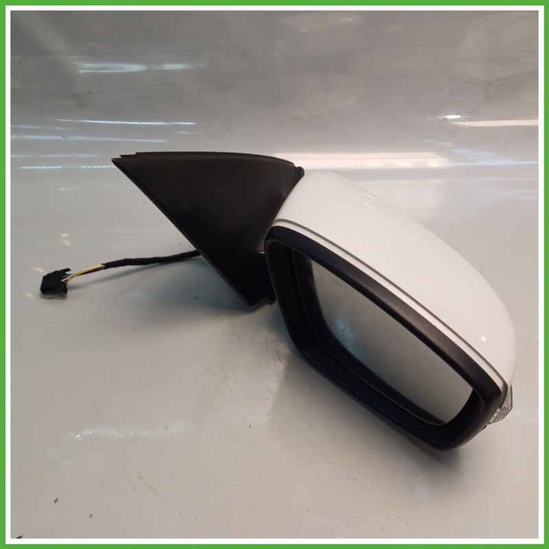 Specchio Specchietto Retrovisore Destro DX BIANCO 9P F9E SKODA FABIA NJ 2018 2021 MAGNA Originale Usato