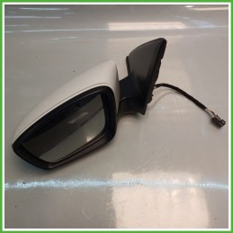 Specchio Specchietto Retrovisore Sinistro SX BIANCO 9P F9E SKODA FABIA NJ 2018 2021 FICOSA FICOMIRRORS Originale Usato