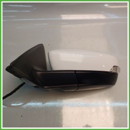 Specchio Specchietto Retrovisore Sinistro SX BIANCO 9P F9E SKODA FABIA NJ 2018 2021 FICOSA FICOMIRRORS Originale Usato