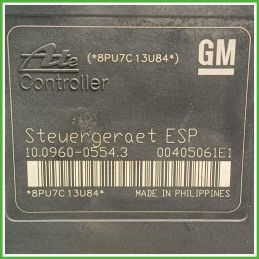 Centralina ABS Modulo Pompa ATE 10.0960-0554.3 93191515 OPEL ASTRA A04 Originale Usato
