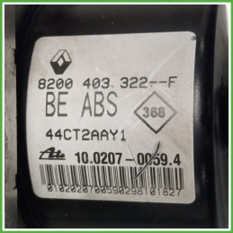 Centralina ABS Modulo Pompa ATE 10.0970-1409.3 7701209598 RENAULT TWINGO 2a Serie Originale Usato