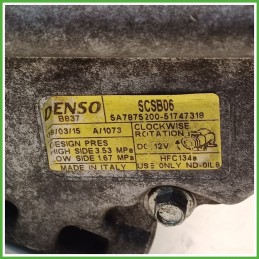 Compressore Clima AC Aria Condizionata DENSO SCSB06 LANCIA YPSILON TE 71797201
