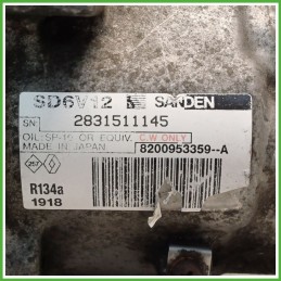 Compressore Clima AC Aria Condizionata SANDEN SD6V12 RENAULT KANGOO FURGONE 8200953359
