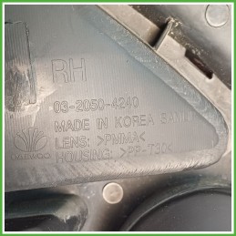 Fanale Fanalino Posteriore Destro DX SAMLIP 03-2050-4240 CHEVROLET (DAEWOO) MATIZ M100 96507735 Usato