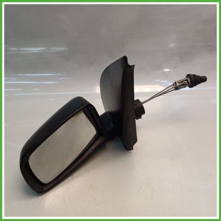 Specchio Specchietto Retrovisore Sinistro SX GOFFRATO FIAT PANDA 2Q 2003 2010 FICOSA FICOMIRRORS Originale Usato