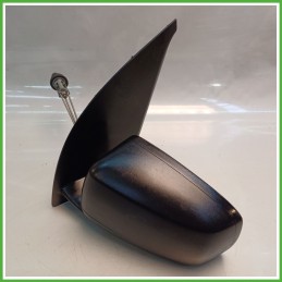 Specchio Specchietto Retrovisore Sinistro SX GOFFRATO FIAT PANDA 2Q 2003 2010 FICOSA FICOMIRRORS Originale Usato